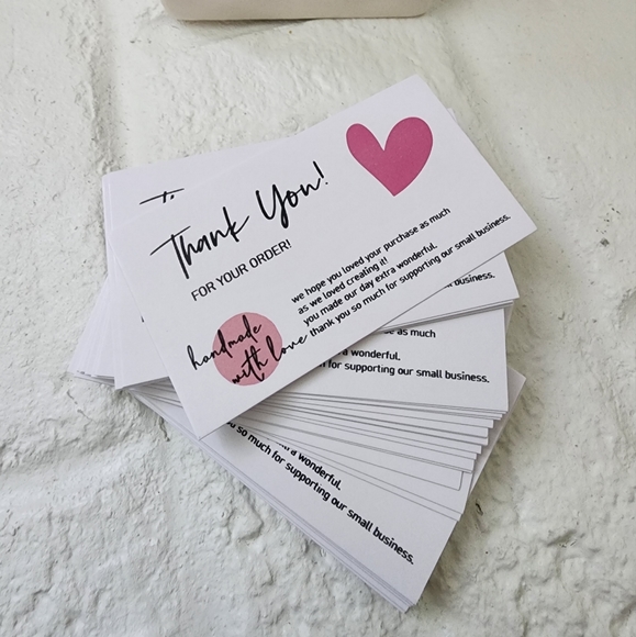Other - ❌️SOLD❌️50 Thank You!FOR YOUR ORDER!handmadewe hope you loved your purchase